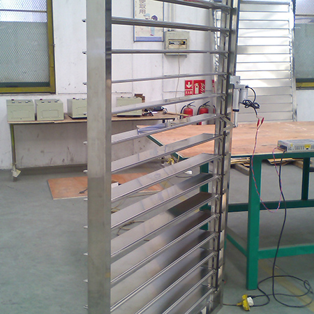 Stainless steel louver