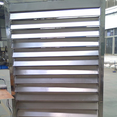 Stainless steel louver