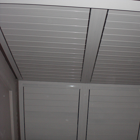 Hollow flat shutters