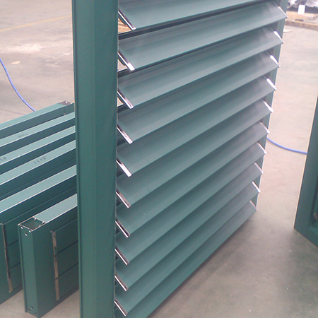 Hollow flat shutters